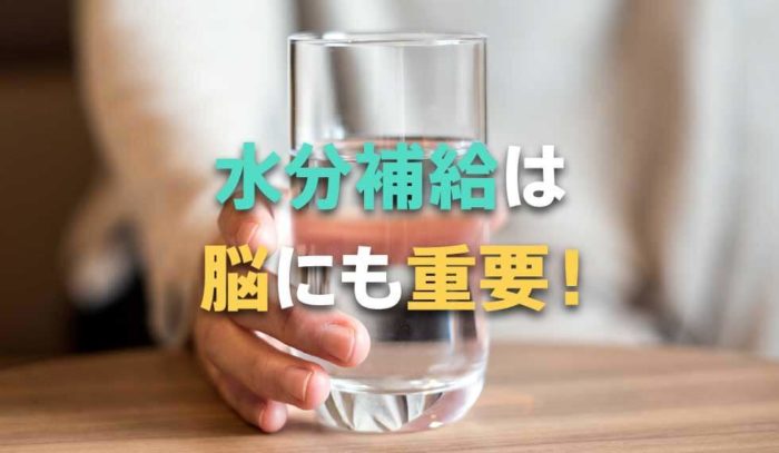 水分補給は体にも脳にも重要！